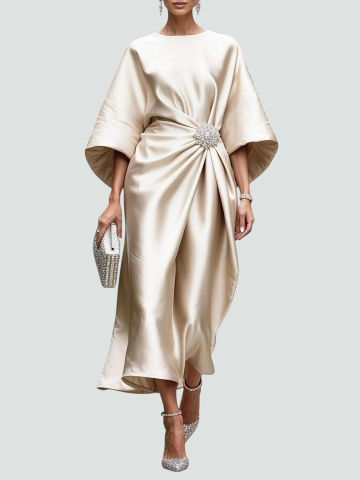 GABRIELLA | Vestido comprido de noite com detalhes luxuosos e elegância intemporal