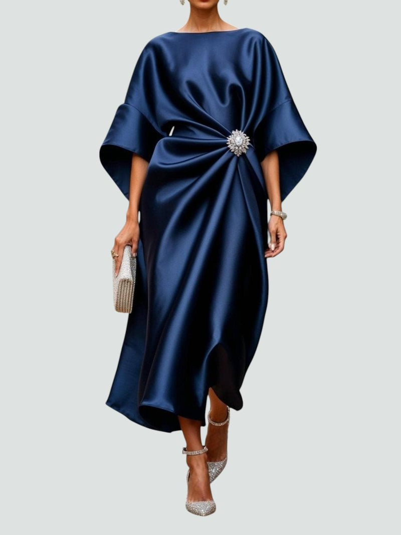 GABRIELLA | Vestido comprido de noite com detalhes luxuosos e elegância intemporal