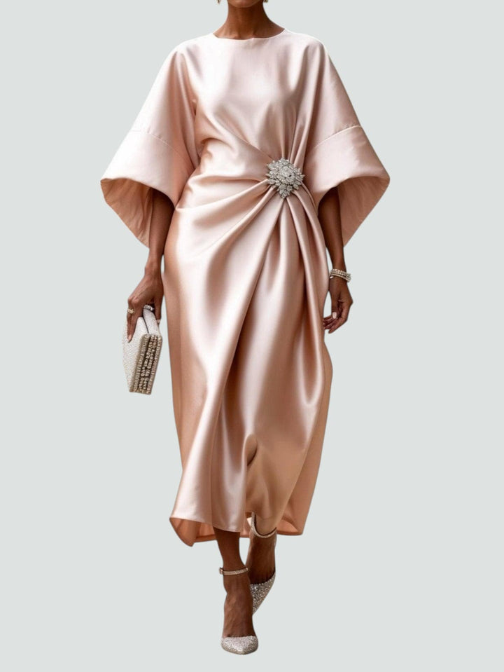 GABRIELLA | Vestido comprido de noite com detalhes luxuosos e elegância intemporal