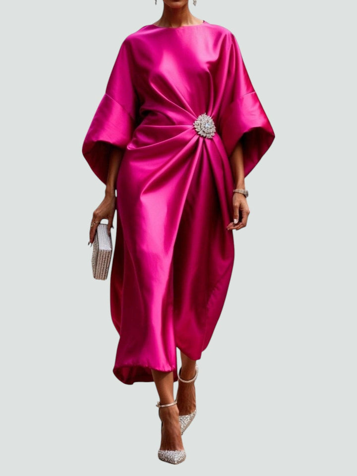 GABRIELLA | Vestido comprido de noite com detalhes luxuosos e elegância intemporal