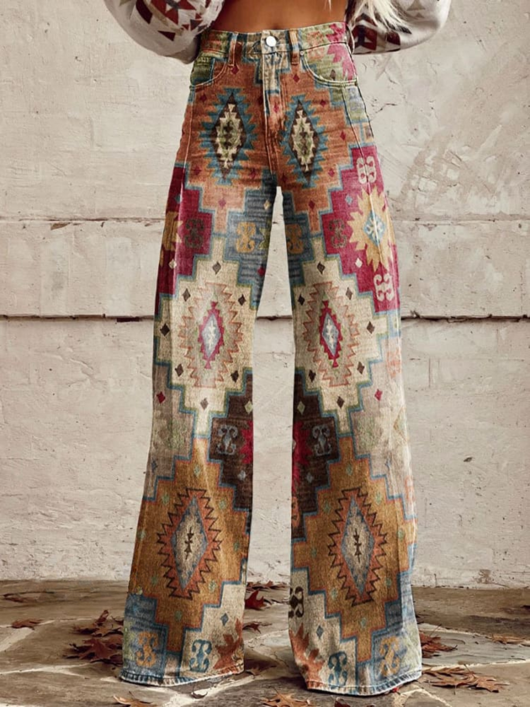 Léa - Pantaloni boho eleganți