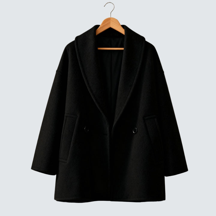 Helena | Palton cu aspect tweed