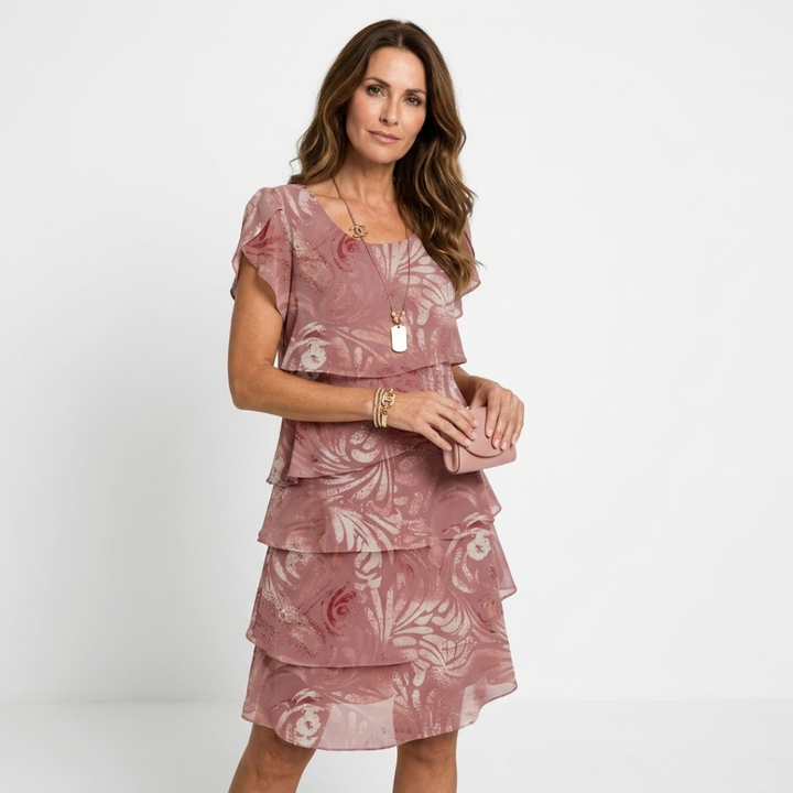 Deborah - Rochie Elegantă cu Volane