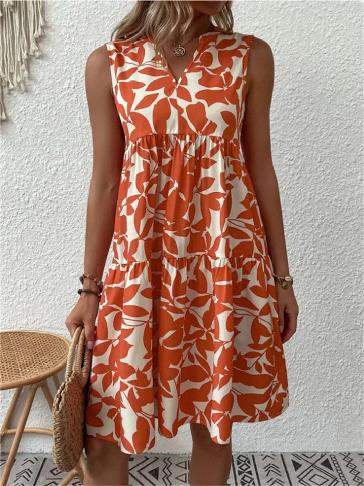 TASHA | Midi Dress with Floral Print