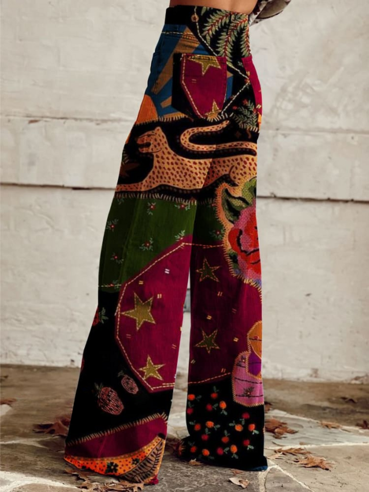 Nicole - Pantaloni boho eleganți