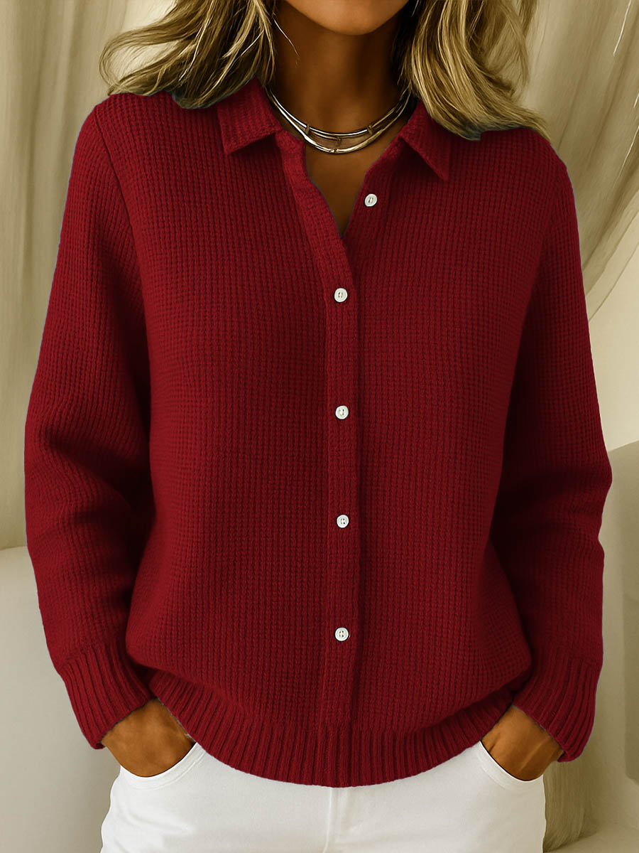 Elena | Cardigan Clasic din Tricot Moale