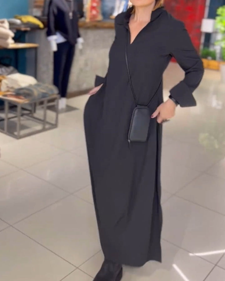 Sylvie - Rochie lungă confortabilă