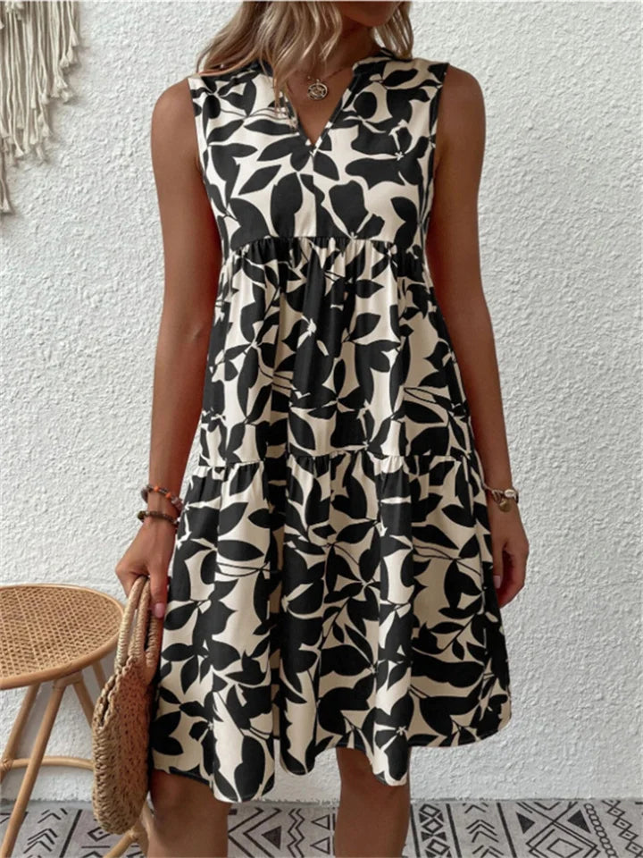TASHA | Midi Dress with Floral Print