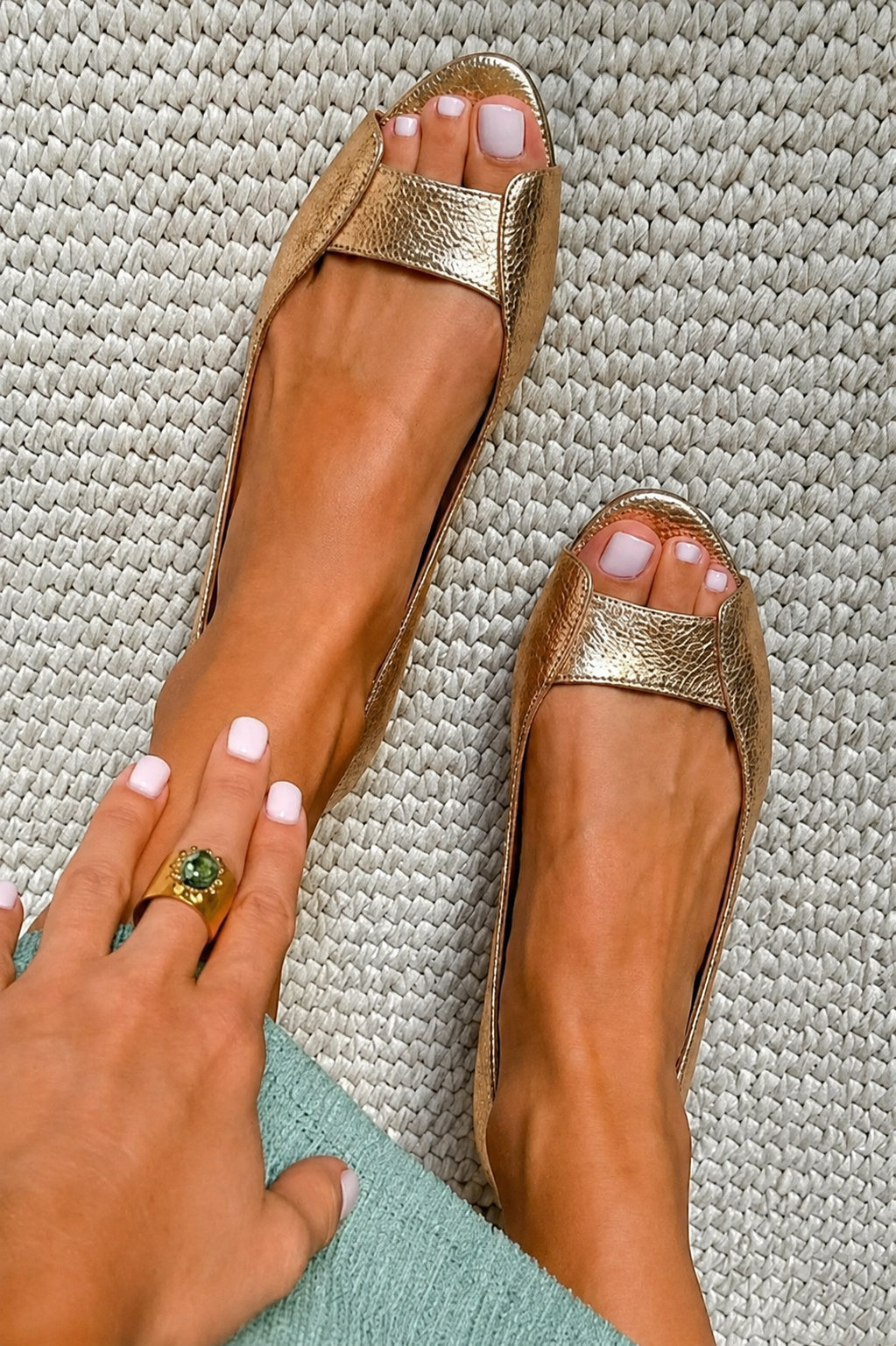 Adelina™ | Sandale Aurii Comfort Chic