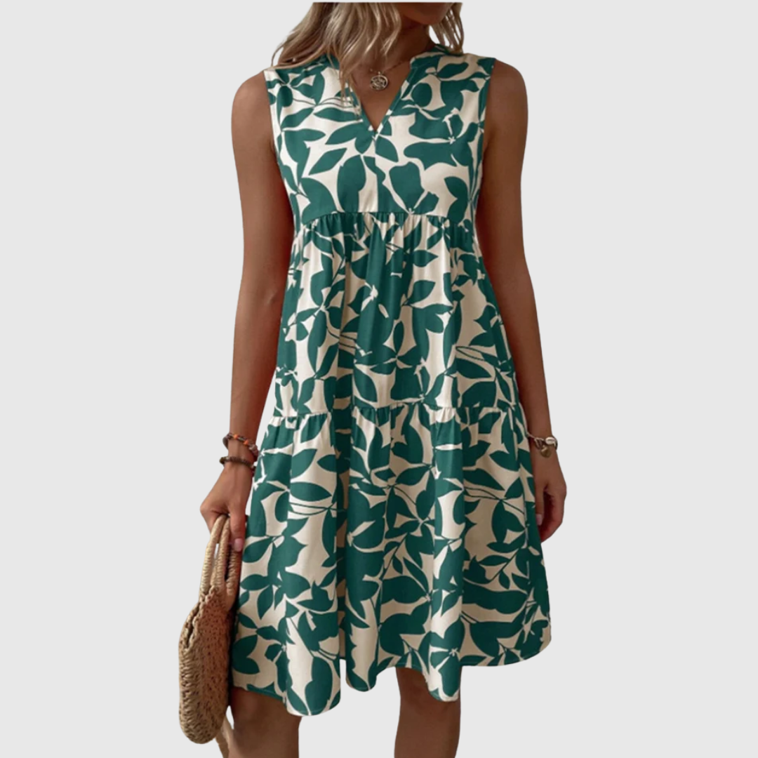 TASHA | Midi Dress with Floral Print