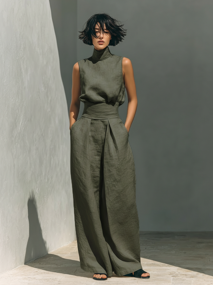Rhea - Set bluză fără mâneci