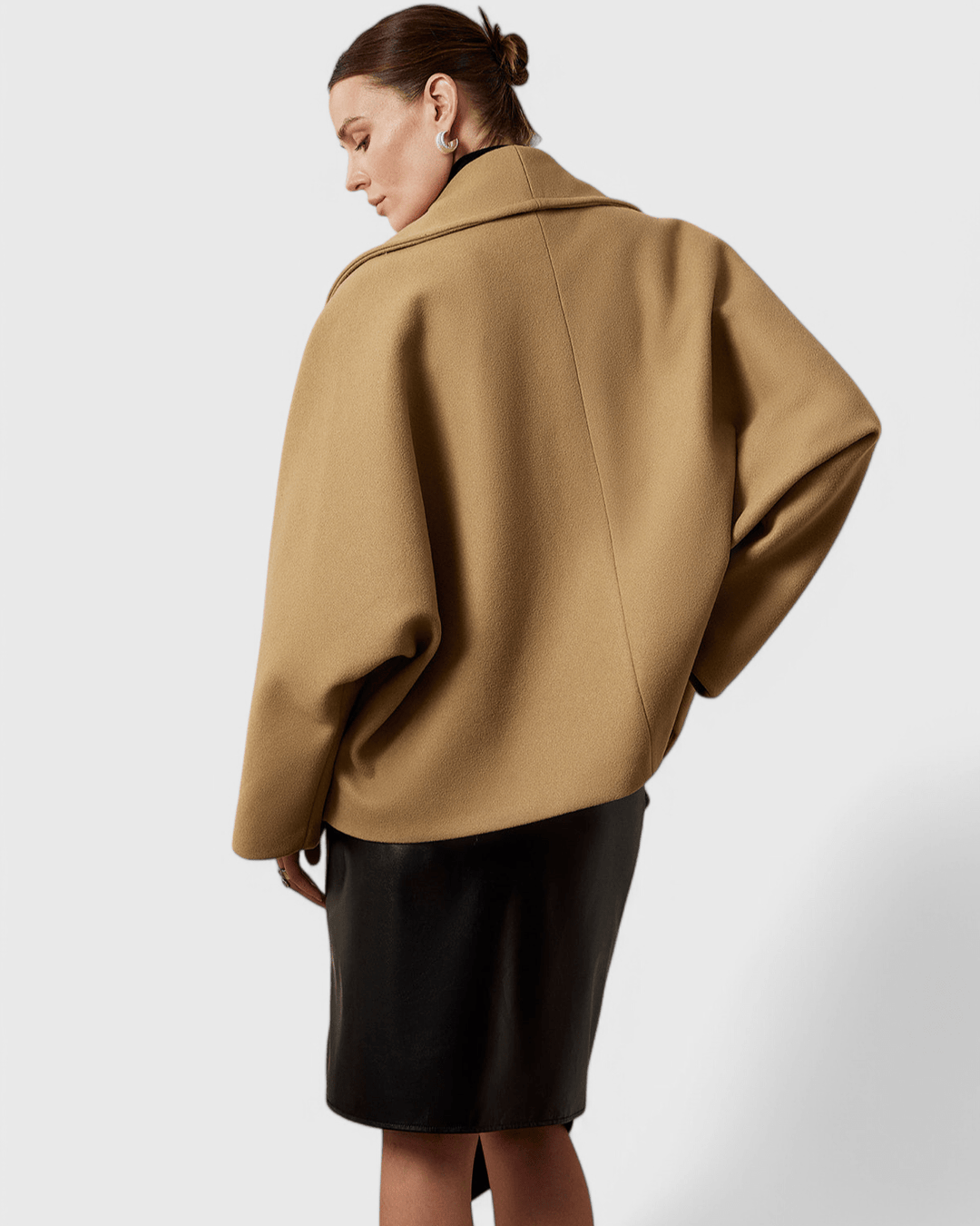 Helena | Palton cu aspect tweed