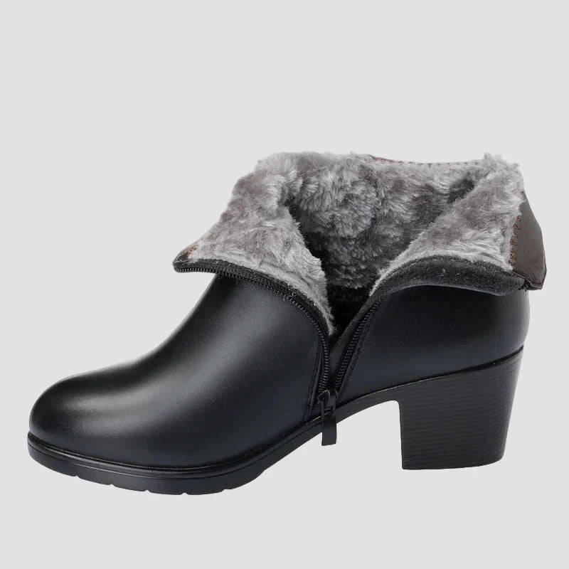 Frederica - Botine elegante de iarnă cu fermoar