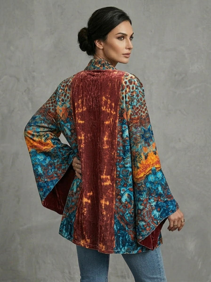 Doina – Jachetă Boho cu Design Artistic