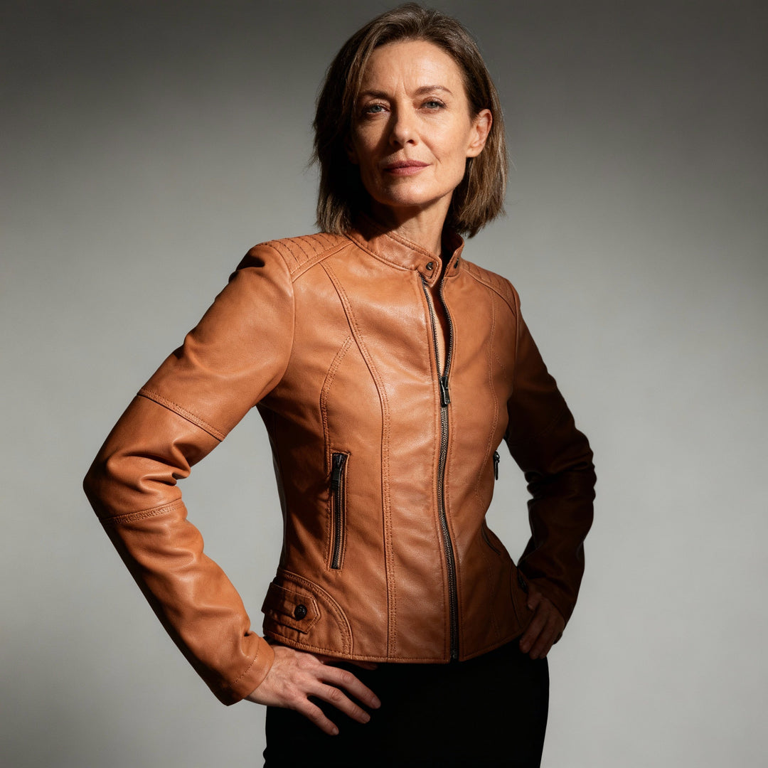 Sophia | Geacă cu Aspect de Piele