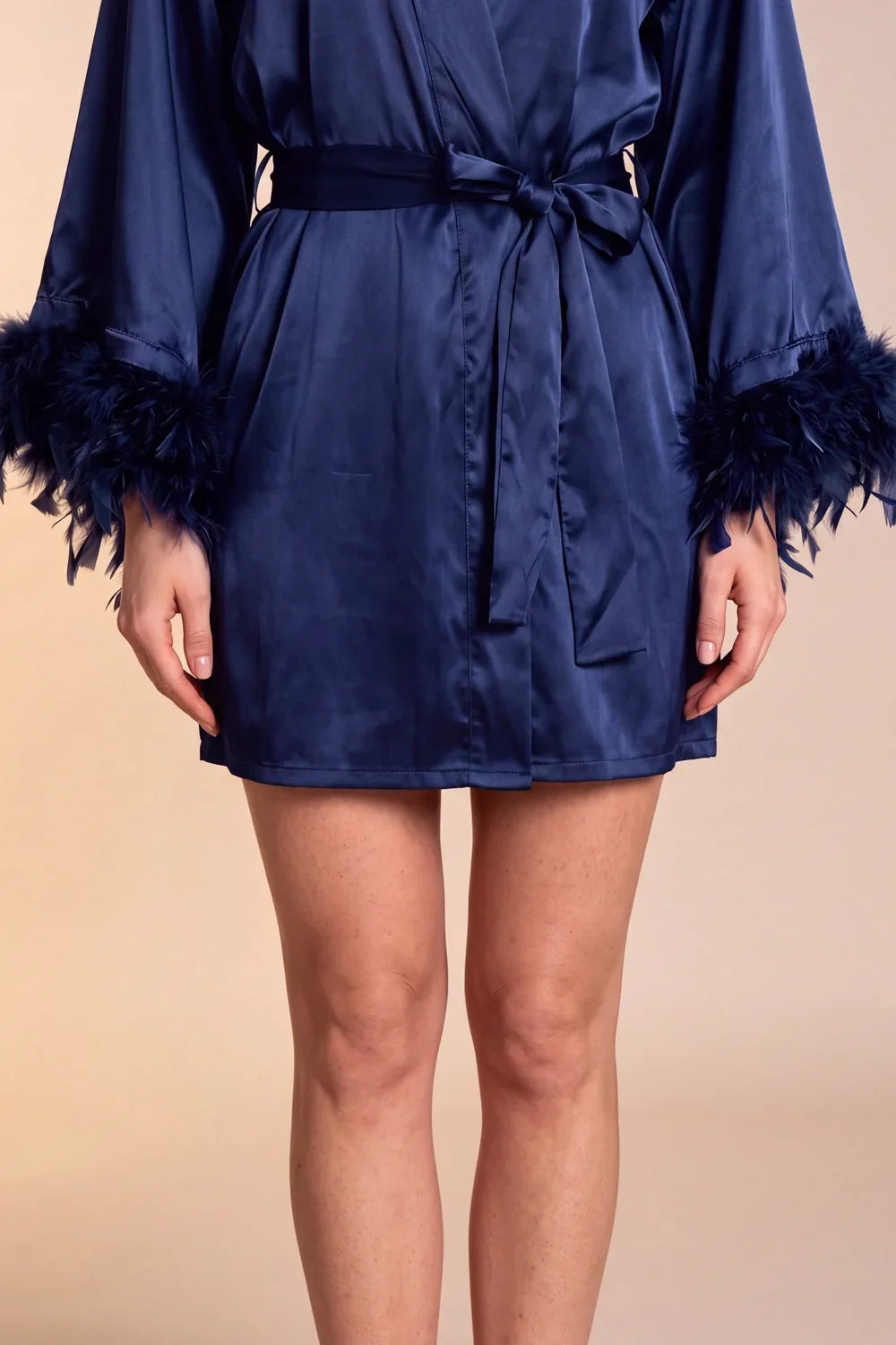 Kimono lung din satin Celiana