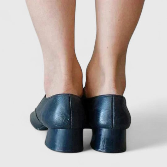 Léa | Mary janes retro cu cataramă rotundă